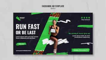 Free PSD sport template design