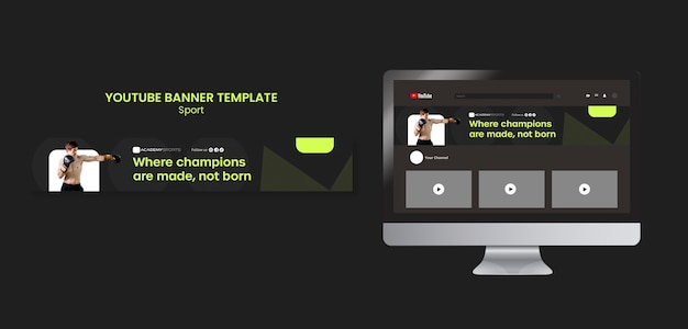 Sport template design