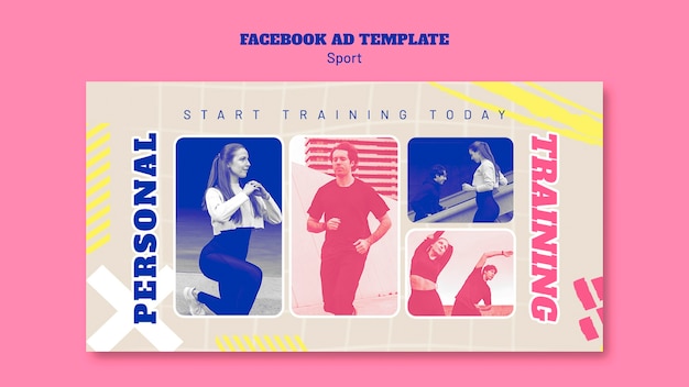 Free PSD sport template design