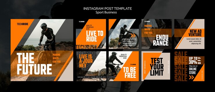 Free PSD sports business instagram posts