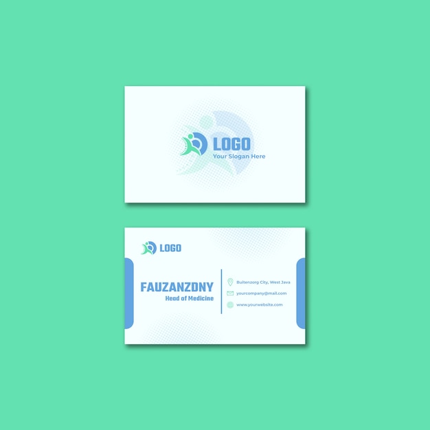 Free PSD sports physiotherapy business card template