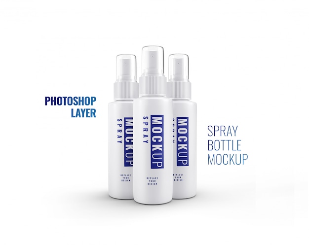 Alcohol spray mockup | Premium PSD File