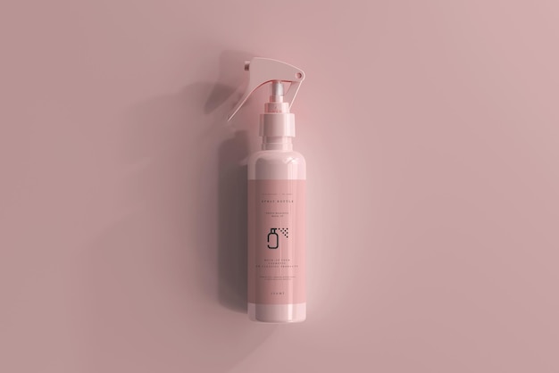 Spray bottle mockup