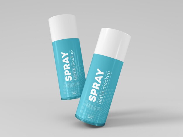 Spray bottle mockup