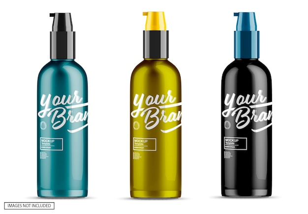 Download Premium Psd White Spray Bottle Mockup Realistic 3d Rendering PSD Mockup Templates