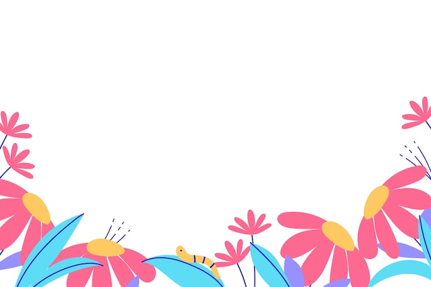 Spring floral design illustration