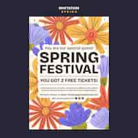 Free PSD spring template design