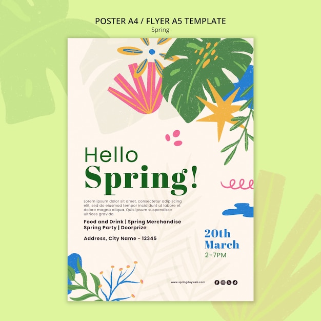 Spring template design