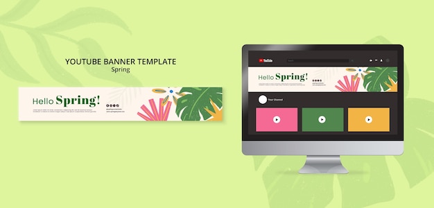 Free PSD spring template design