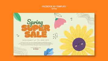 Free PSD spring  template design