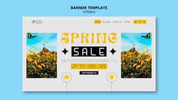 Free PSD spring template design