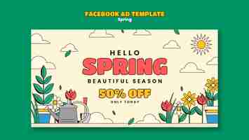 Free PSD spring template design