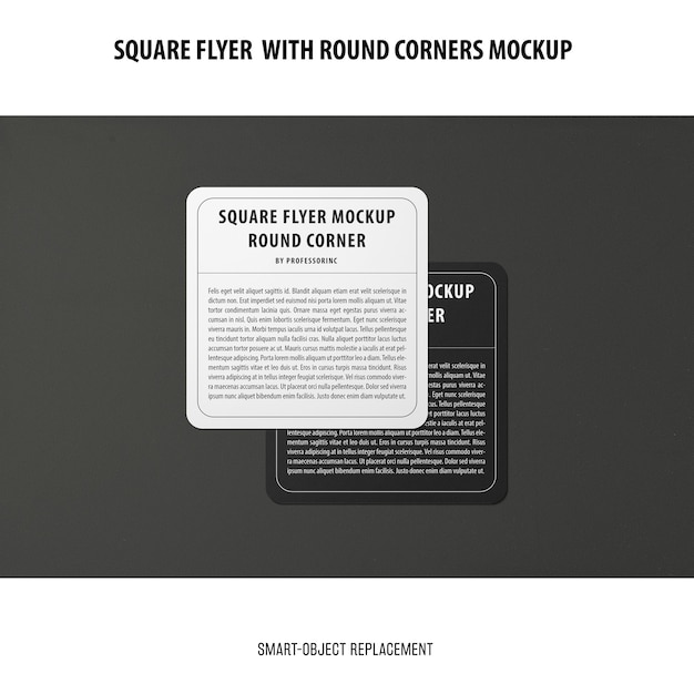 Free PSD Square Flyer Mockup – Download for PSD Templates