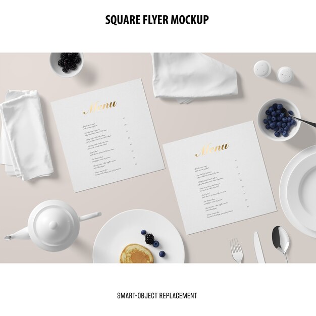 Square Flyer Mockup