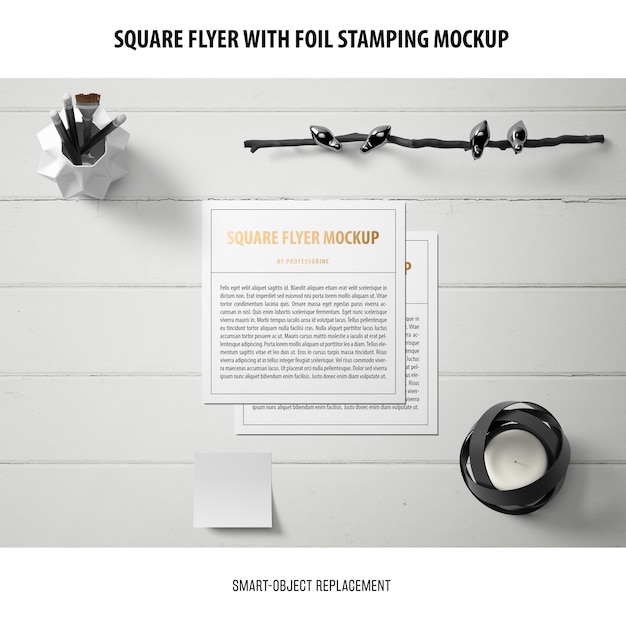 Square Flyer Mockup