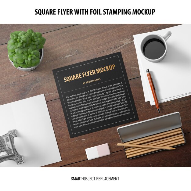 Square Flyer Mockup