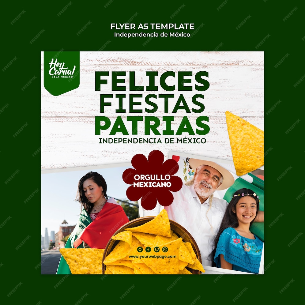 mexican independence day flyer