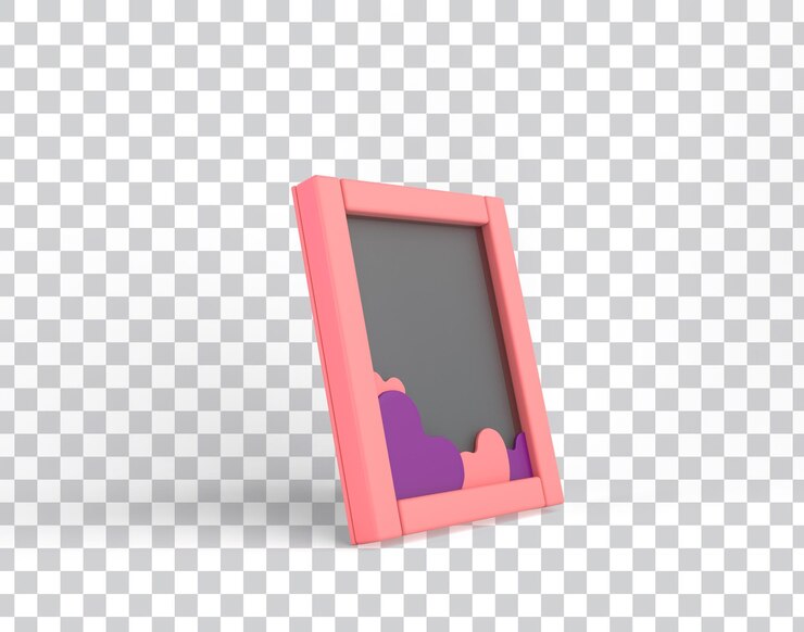 Free PSD square frame left side