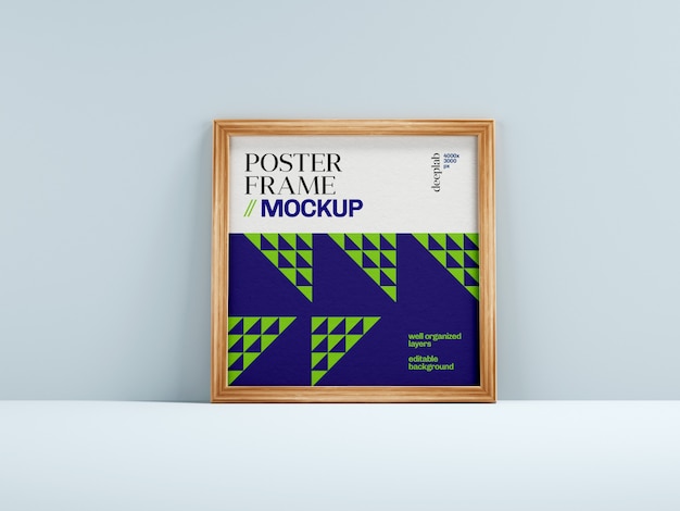 Download Wild nature concept square flyer mock-up | Free PSD File