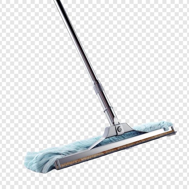 Free PSD squeegee mop isolated on transparent background