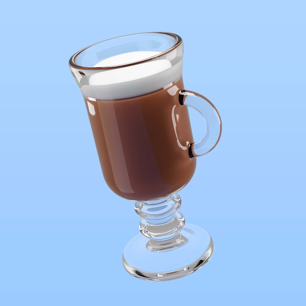 St patrick's day cup icon render