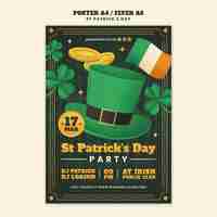 Free PSD st patrick's day template design