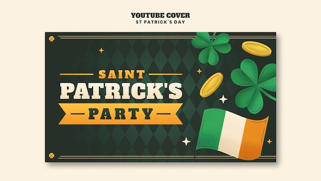 Free PSD st patrick's day template design