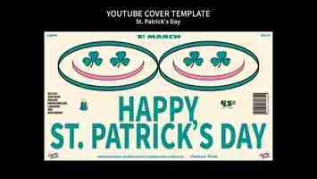 Free PSD st patrick's day template design