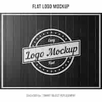 Free PSD stamped logo mock up