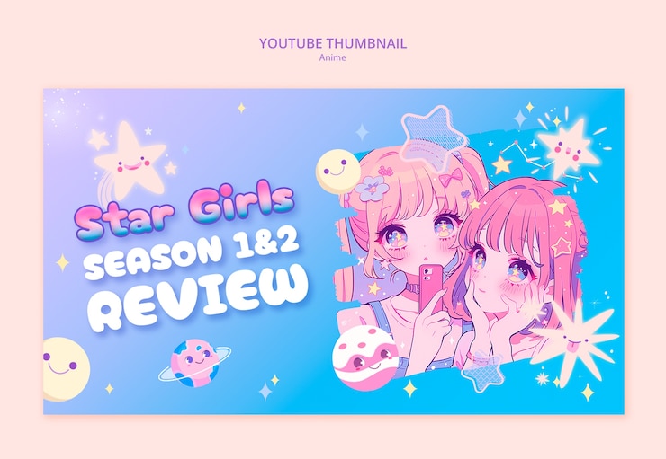 無料PSD スターガールズ シーズン1 & 2 アニメレビュー