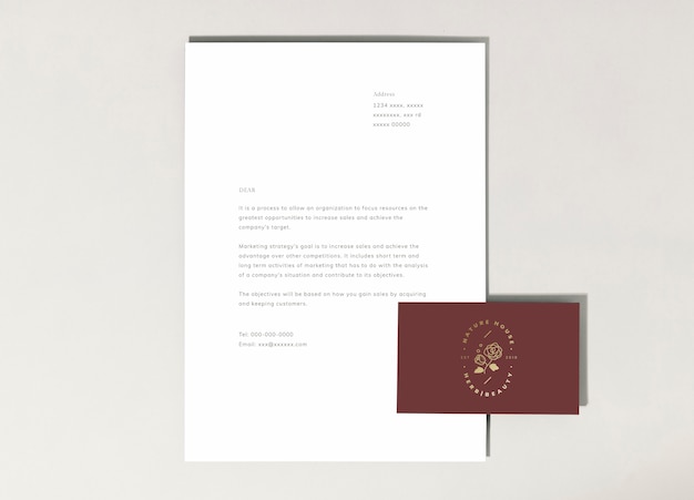 Free PSD Stationery Mockup | Download for PSD Templates