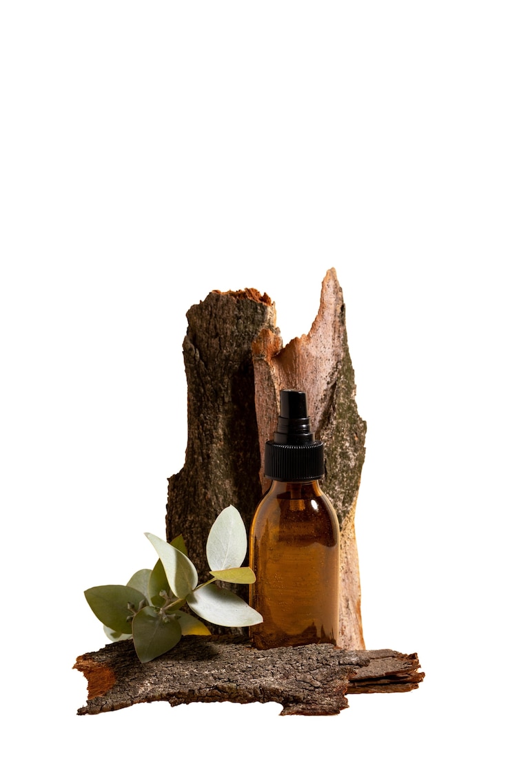 Free PSD still life of herbalist arrangement