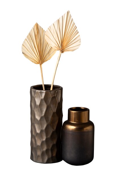 Still life of modern vase isolated