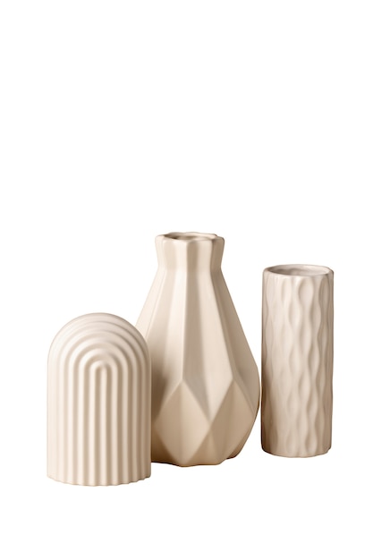 Бесплатный PSD Натюрморт современной вазы изолирован