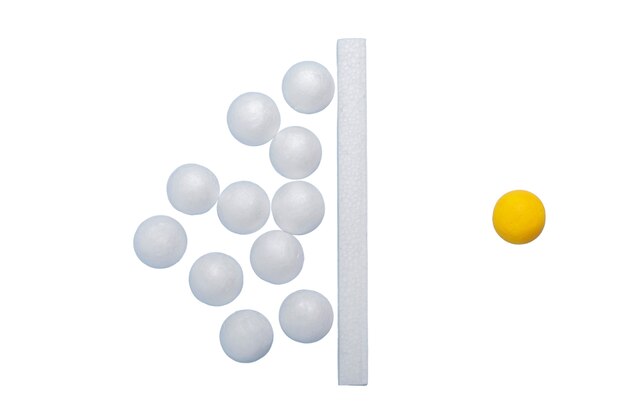 Still life of protection concept isolated