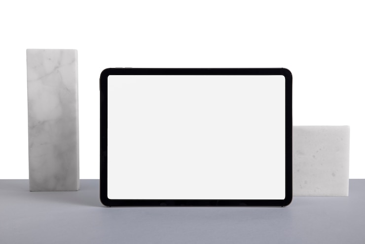無料PSD テクノロジーデバイスの静物画の最小限の表示