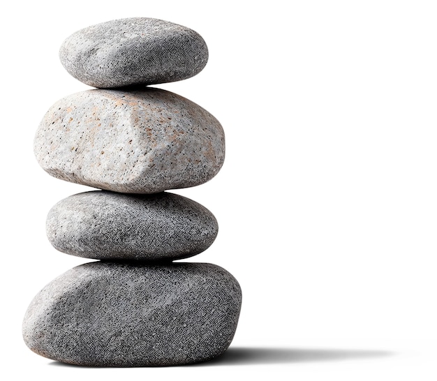 Stone pile isolated