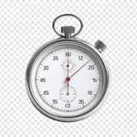 Free PSD stopwatch isolated on transparent background