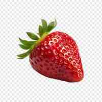 Free PSD strawberry fruit isolated on transparent background