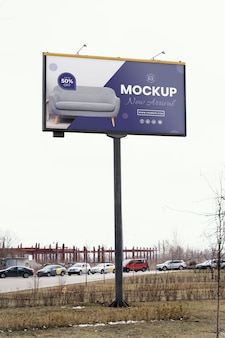 Mock-up di cartelloni pubblicitari stradali