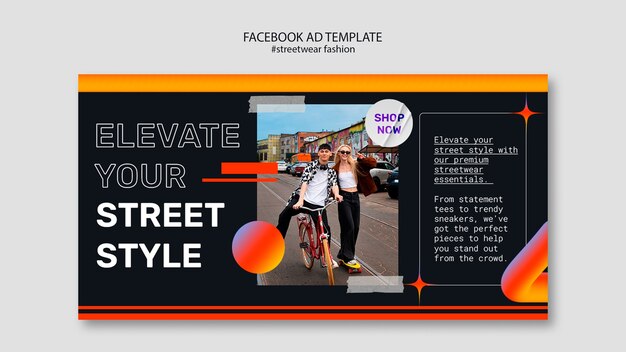 Free PSD streetwear template design