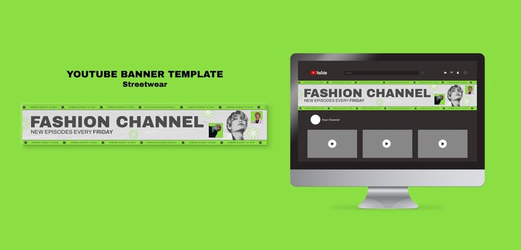 Free PSD streetwear template design