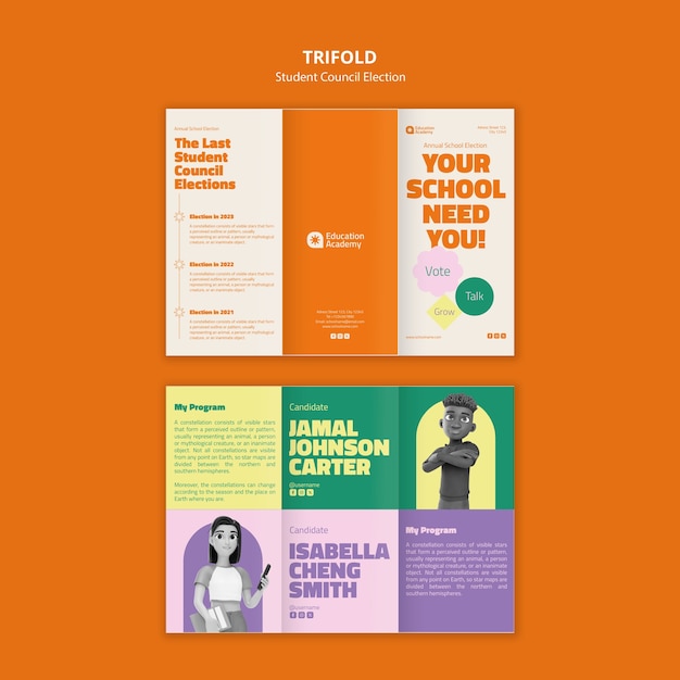 student council template design
