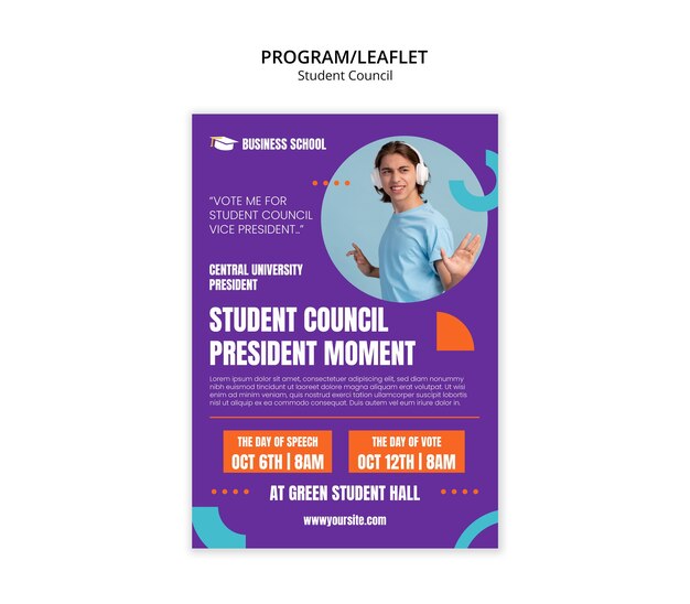 Student council template design