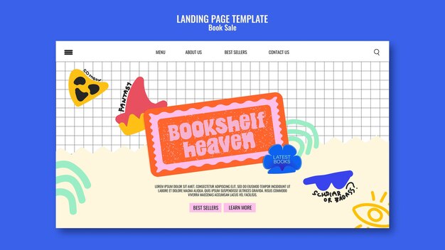 student discounts landing page template