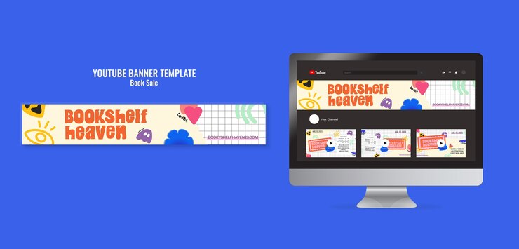Free PSD student discounts youtube banner template