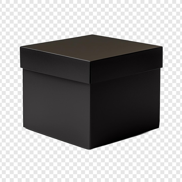 Set black cardboard box 3d package Royalty Free Vector Image