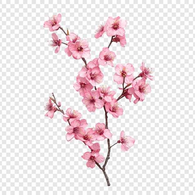 美麗的粉紅花枝 溫柔的春天美麗
