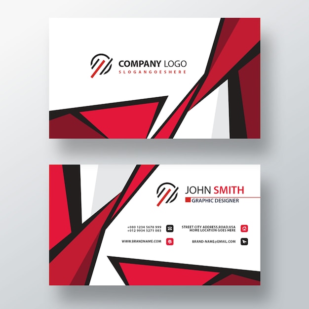 stylish psd business card