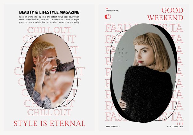 stylish psd templates for fashion, beauty, and lifestyle poster